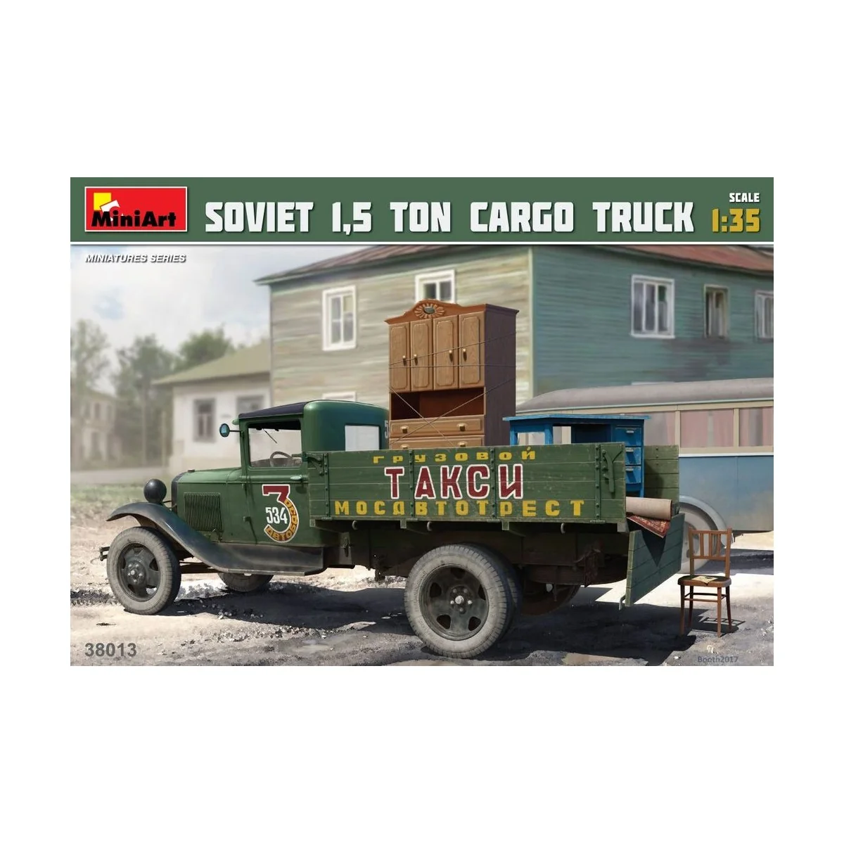 Soviet 1, 5 ton Truck AA Type Polutorka, 1/35 - MiniArt 38013
