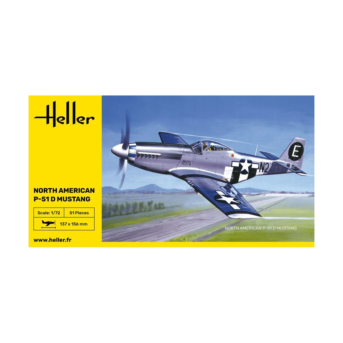 P-51 Mustang, 1/72 - Heller 80268