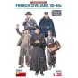 French Civilians '30-'40s. Resin Heads, 1/35 - MiniArt 38037