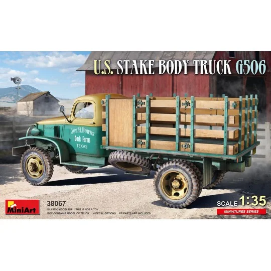 U.S. Stake Body Truck G506, 1/35 - MiniArt 38067