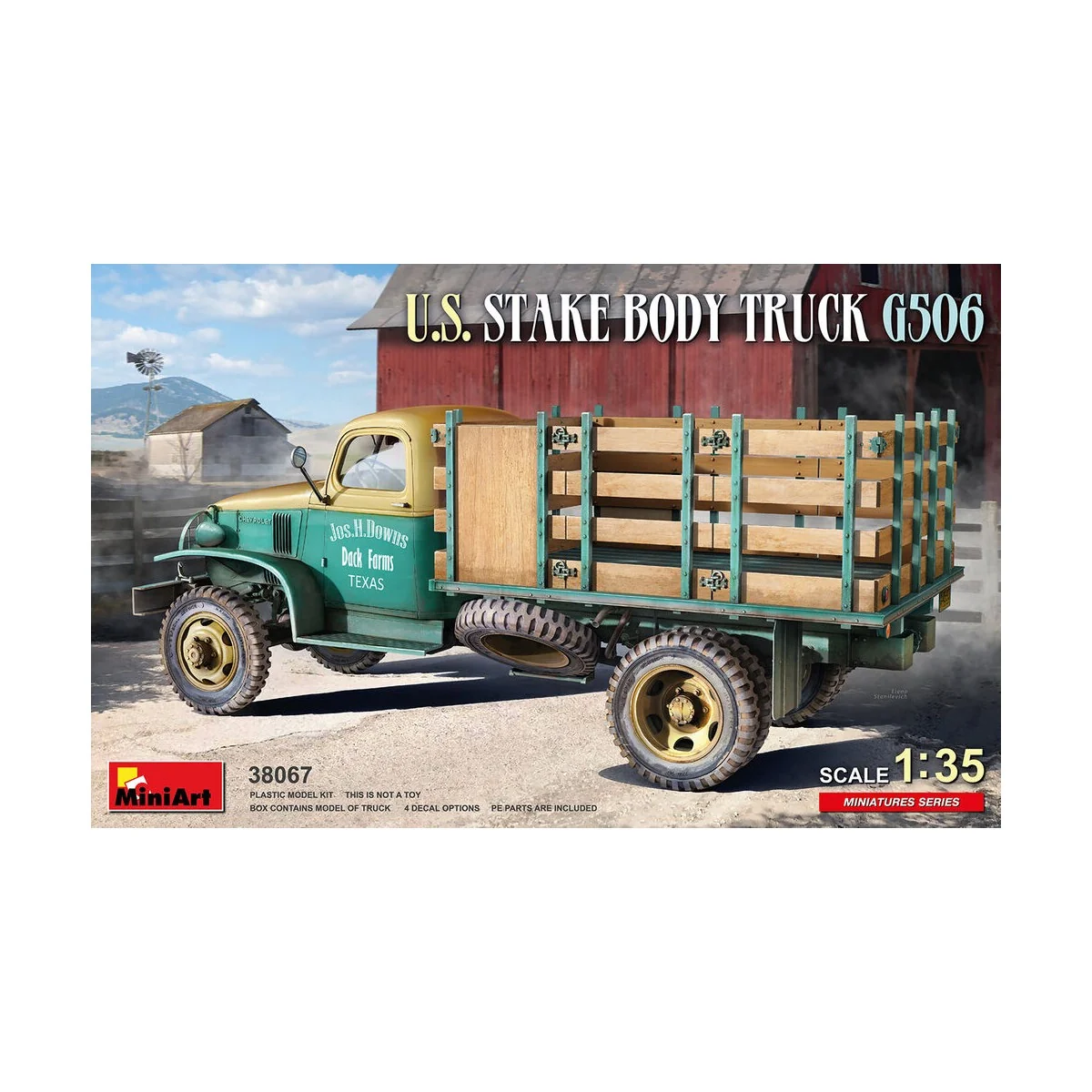 U.S. Stake Body Truck G506, 1/35 - MiniArt 38067