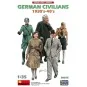 German Civilians 1930-40s. Resin Heads, 1/35 - MiniArt 38075