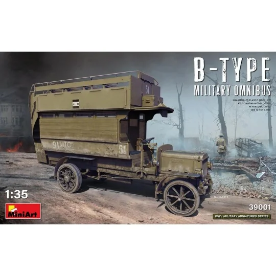 B-Type Military Omnibus, 1/35 - MiniArt 39001