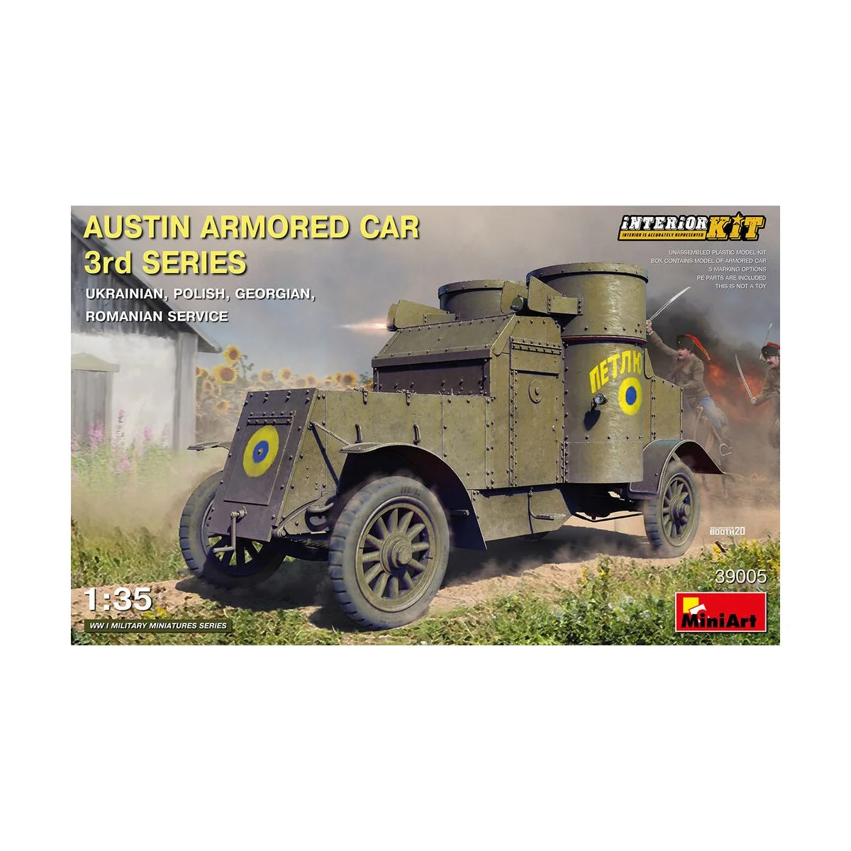 Austin Armored Car 3rd Series: Ukrainian, Polish, Georgian, Romania...
