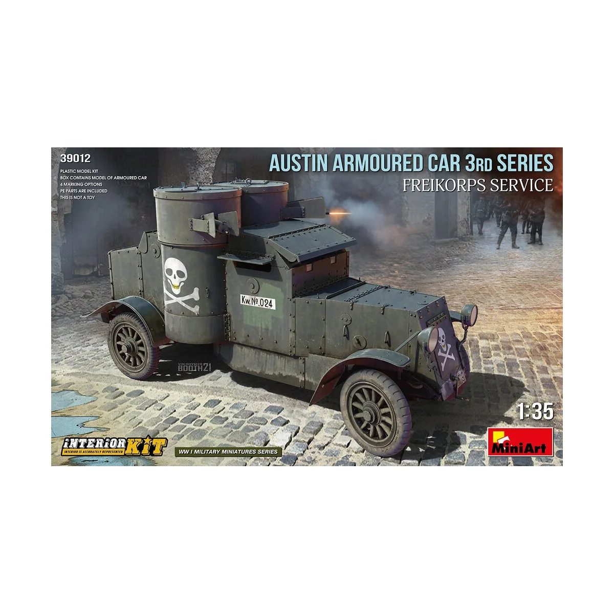 Austin Armoured Car 3rd Series: Freikorps Service. Interior Kit, 1/...