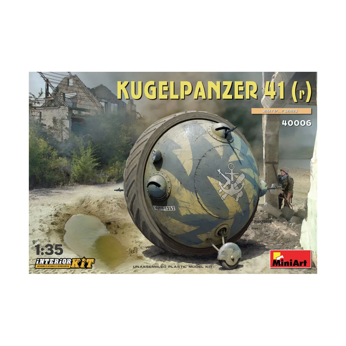 Kugelpanzer 41( r ). Interior Kit, 1/35 - MiniArt 40006