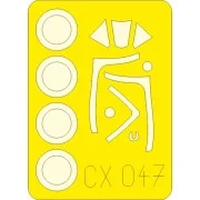 P-47D Bubbletop LööKplus TAMIYA - Eduard Accessories 674029