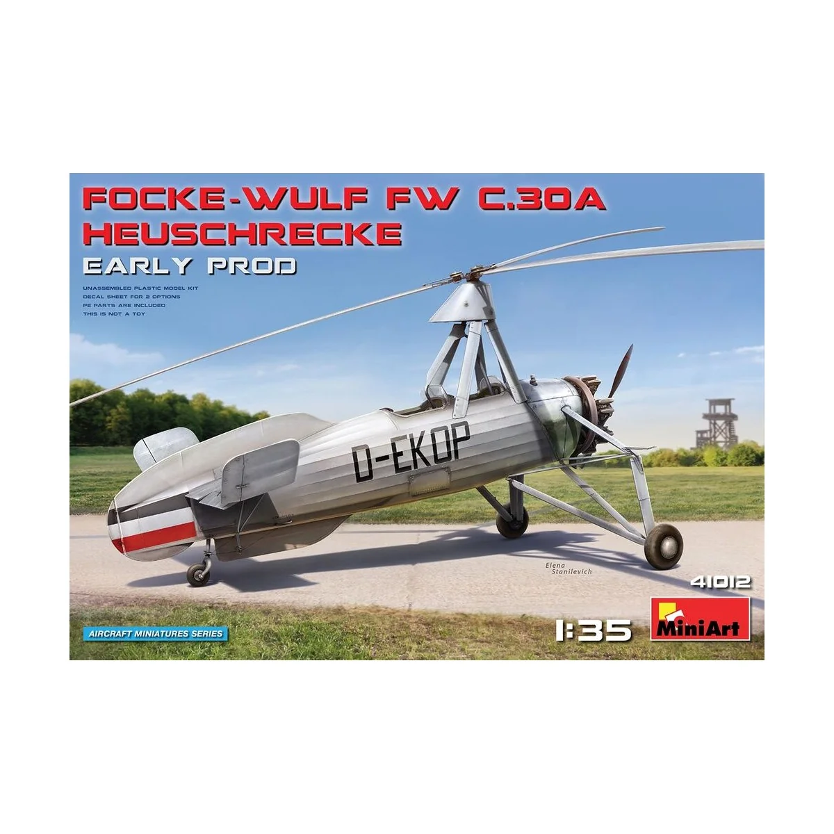 Focke-Wulf Fw C.30A Heuschrecke. Early Prod, 1/35 - MiniArt 41012