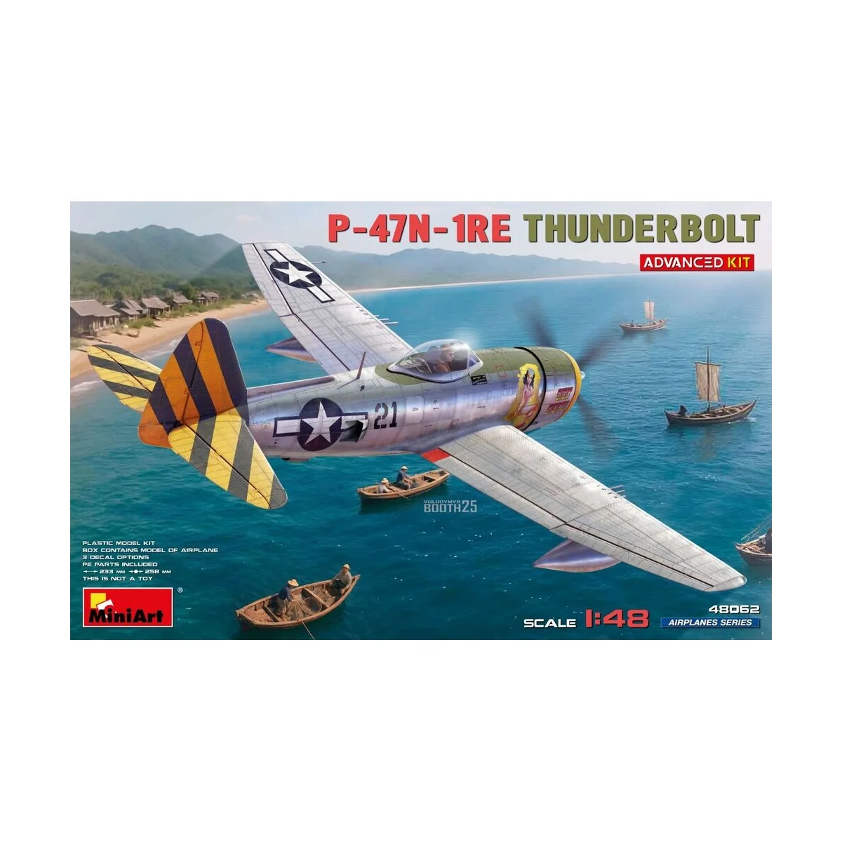 P-47N-1RE Thunderbolt. Advanced Kit, 1/48 - MiniArt 48062