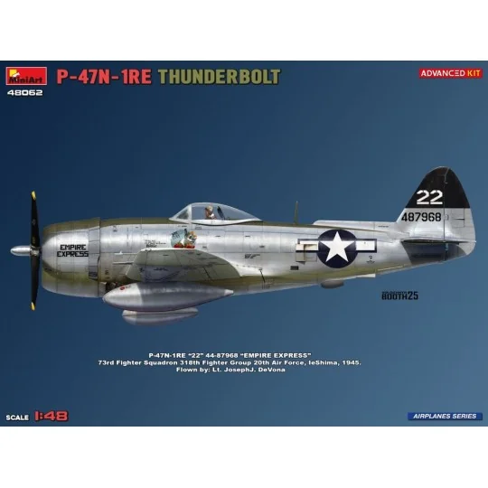 P-47N-1RE Thunderbolt. Advanced Kit, 1/48 - MiniArt 48062