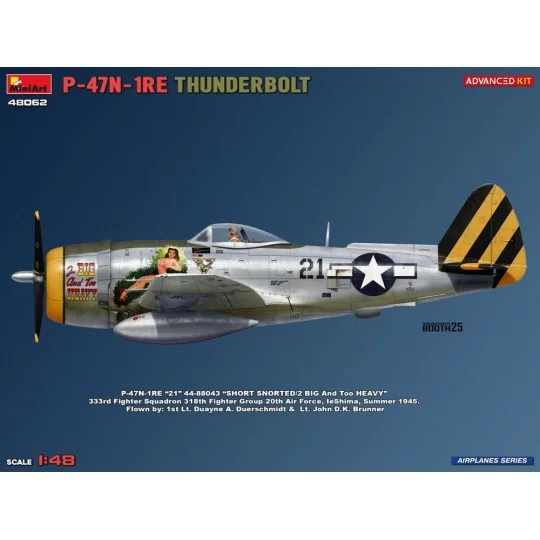 P-47N-1RE Thunderbolt. Advanced Kit, 1/48 - MiniArt 48062