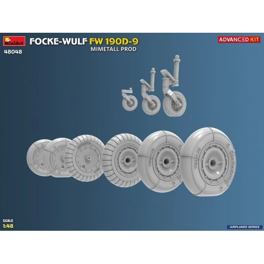 Focke-Wulf Fw 190D-9. Mimetall Prod. Advanced Kit, 1/48 - MiniArt 4...