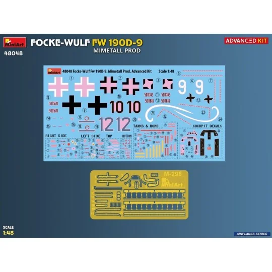 Focke-Wulf Fw 190D-9. Mimetall Prod. Advanced Kit, 1/48 - MiniArt 4...