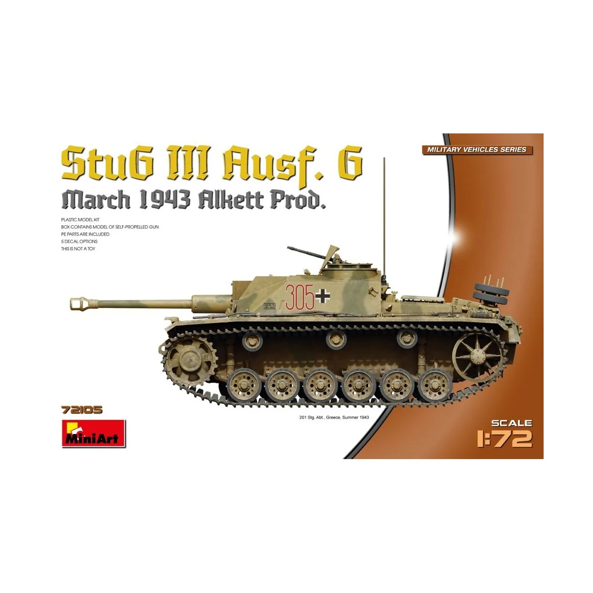 StuG III Ausf. G March 1943 Prod., 1/72 - MiniArt 72105