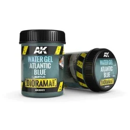 WATER GEL ATLANTIC BLUE - 250ml (Acrylic) - AK Interactive AK8003