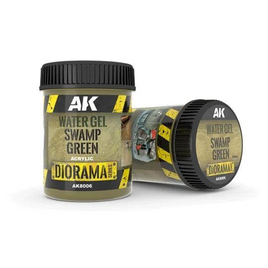 WATER GEL SWAMP GREEN EFFECTS - 250ml (Acrylic) - AK Interactive AK...