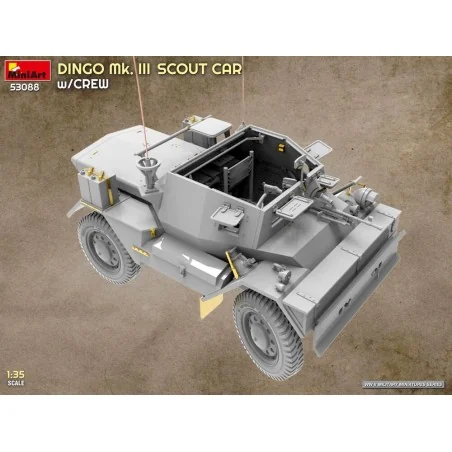 Dingo Mk. III Scout Car w/ Crew, 1/35 - MiniArt 53088