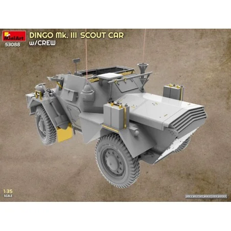 Dingo Mk. III Scout Car w/ Crew, 1/35 - MiniArt 53088