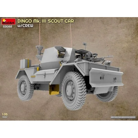 Dingo Mk. III Scout Car w/ Crew, 1/35 - MiniArt 53088