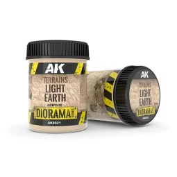 TERRAINS LIGHT EARTH - 250ml (Acrylic) - AK Interactive AK8021