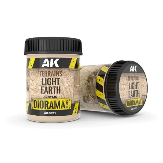 TERRAINS LIGHT EARTH - 250ml (Acrylic) - AK Interactive AK8021