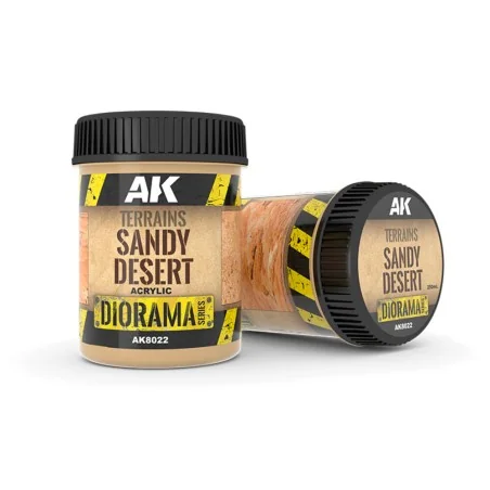 TERRAINS SANDY DESERT - 250ml (Acrylic) - AK Interactive AK8022