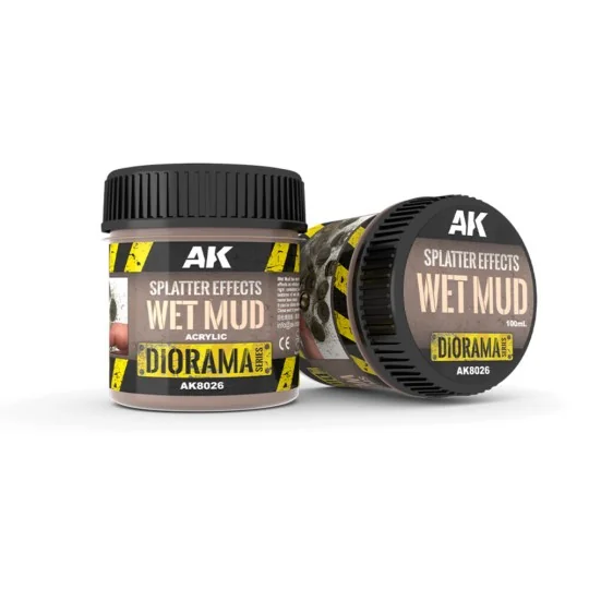 SPLATTER EFFECTS WET MUD - 100ml - Base product (Acrylic) - AK Inte...