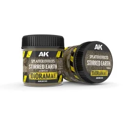 SPLATTER EFFECTS STIRRED EARTH - 100ml (Acrylic) - AK Interactive A...
