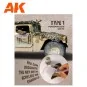 REGULAR CAMOUFLAGE NET Type 1 PERSONALIZED WHITE - AK Interactive A...