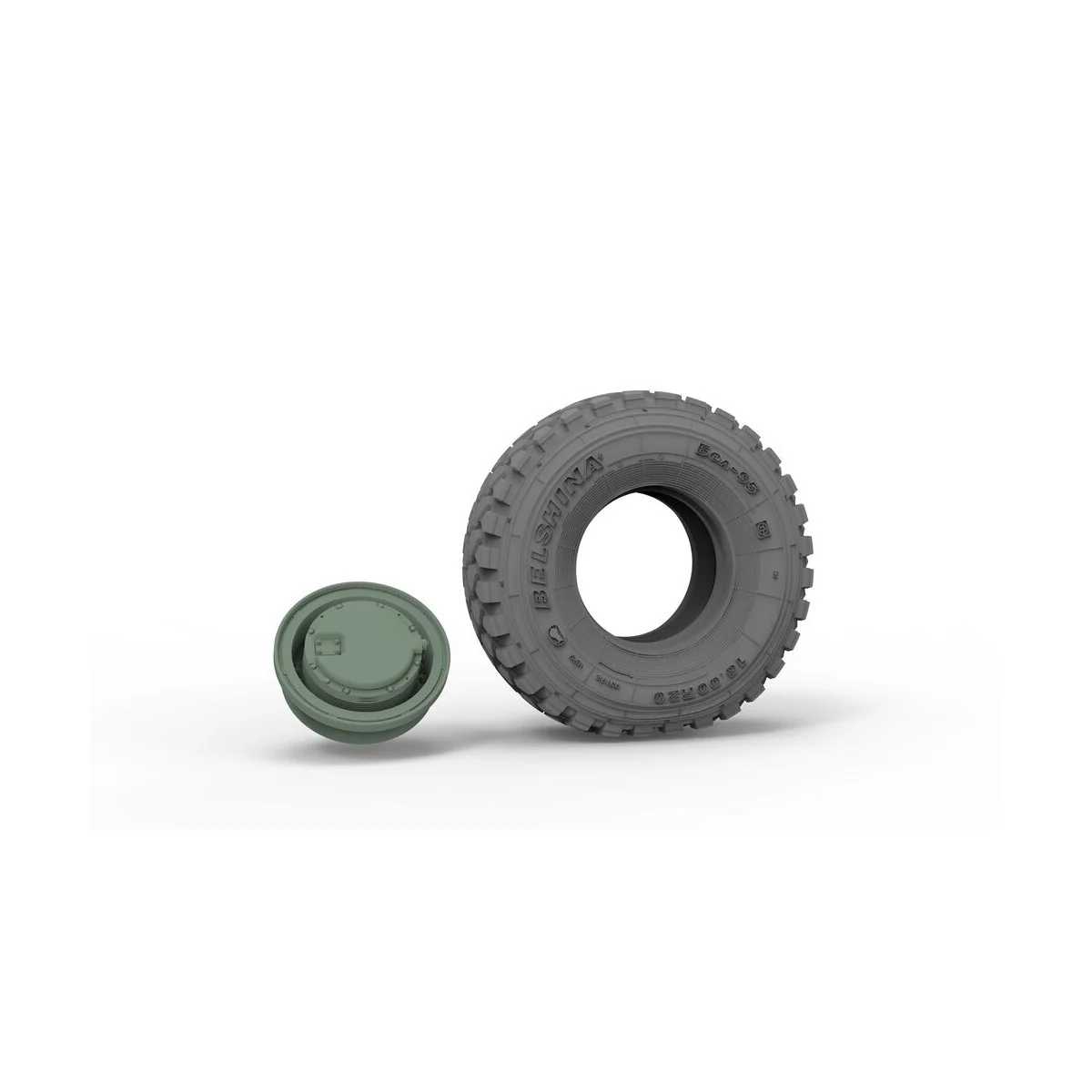 VPK-7289 BUMERANG IFV 3D gravity tire×8, 1/35 - Toucan Model TC3D013