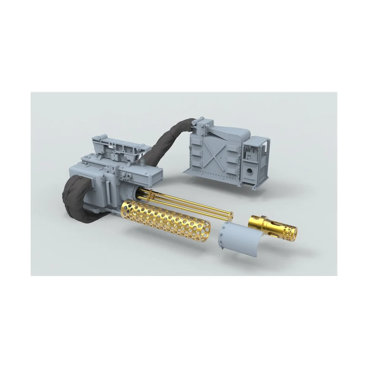 M197 20MM GATLING GUN RIGHT SIDE (for “Knighthawk”MH-60S), 1/35 - T...