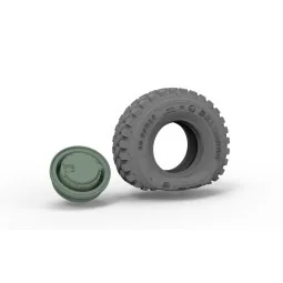 VPK-7289 BUMERANG IFV 3D flat tire×4, 1/35 - Toucan Model TC3D014 2