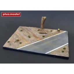 Display base - Cobblestone street wit tram tracks, 1/35 - Plus mode... 2
