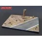 Display base - Cobblestone street wit tram tracks, 1/35 - Plus mode...