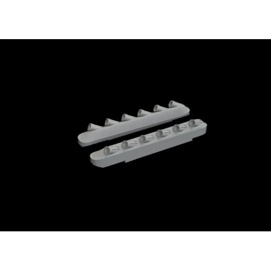 P-51B/C exhausts w/ fairings LööKplus for Arma Hobby - Eduard Acces...