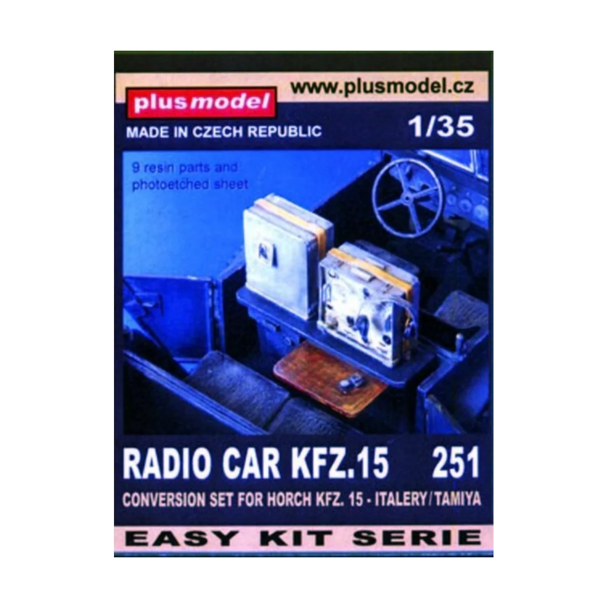 Funkwagen Kfz. 15 für Tamiya Bausatz, 1/35 - Plus model 251