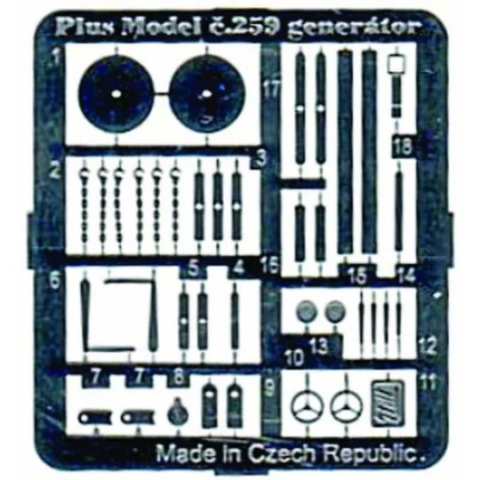 Deutscher Hochleistungs-Generator A, 1/35 - Plus model 259