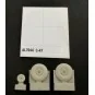 C-47 Skytrain wheels with cover, 1/72 - Plus model AL7044