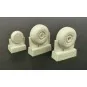 B-26 Marauder early wheels diamond tread, 1/72 - Plus model AL7043