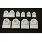 KC-97 Stratotanker wheels, 1/72 - Plus model AL7049
