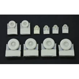 P-3 Orion wheels, 1/72 - Plus model AL7053 2