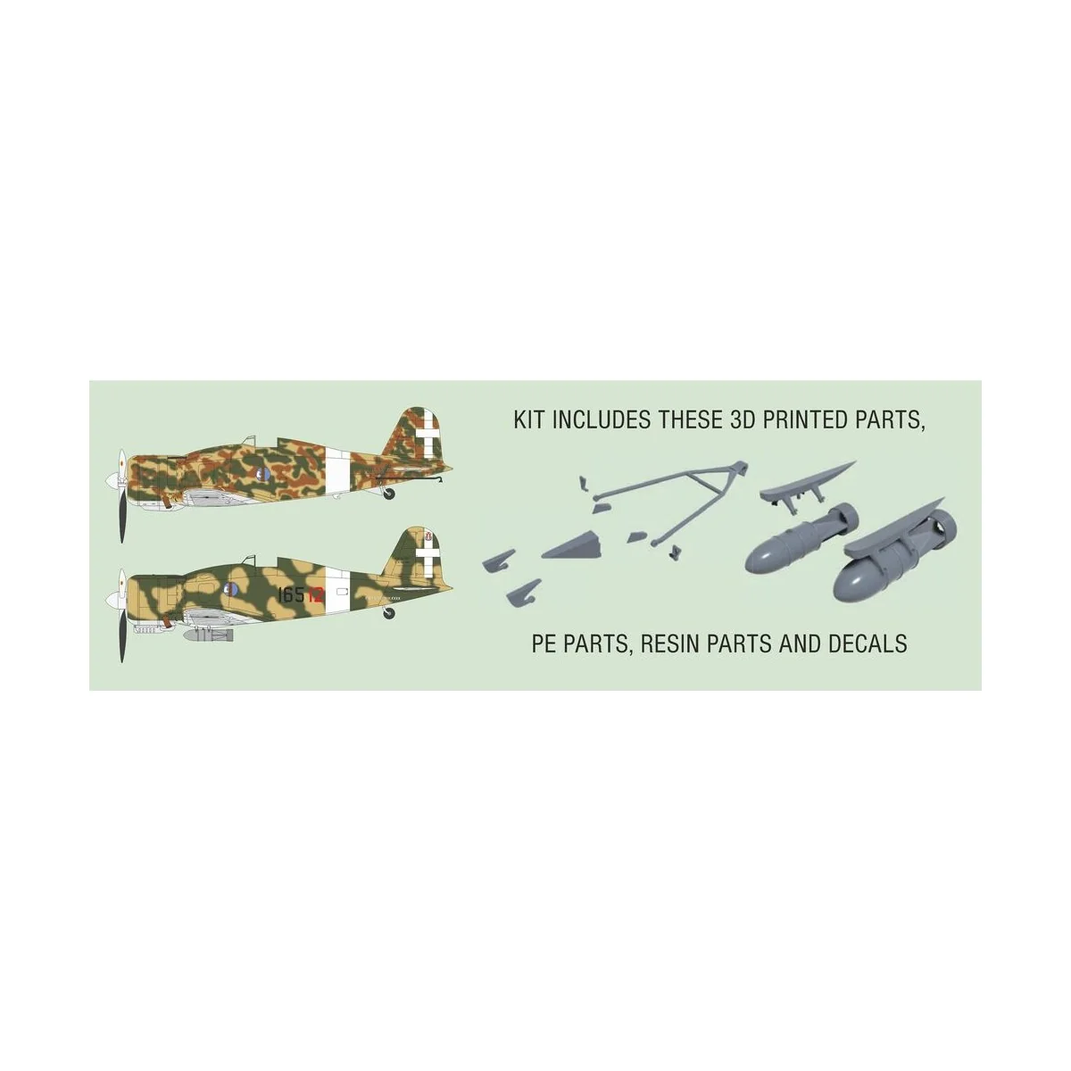 Fiat G.50bis/G.50bis/N ‘Fighter-Bomber & Navy Fighter’, 1/32 - Spec...