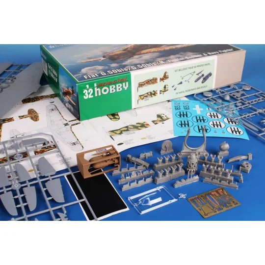 Fiat G.50bis/G.50bis/N ‘Fighter-Bomber & Navy Fighter’, 1/32 - Spec...