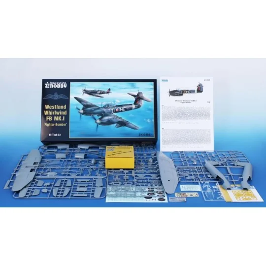 Westland Whirlwind FB MK.I ‘Fighter-Bomber’ Hi-tech kit, 1/32 - Spe...