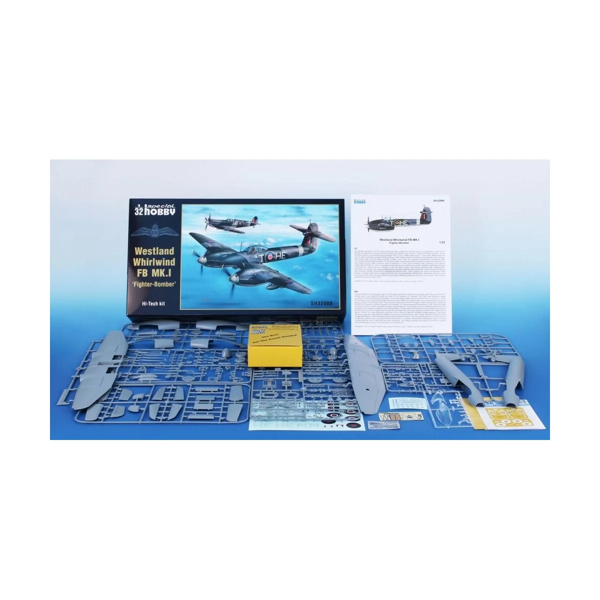 Westland Whirlwind FB MK.I ‘Fighter-Bomber’ Hi-tech kit, 1/32 - Spe...