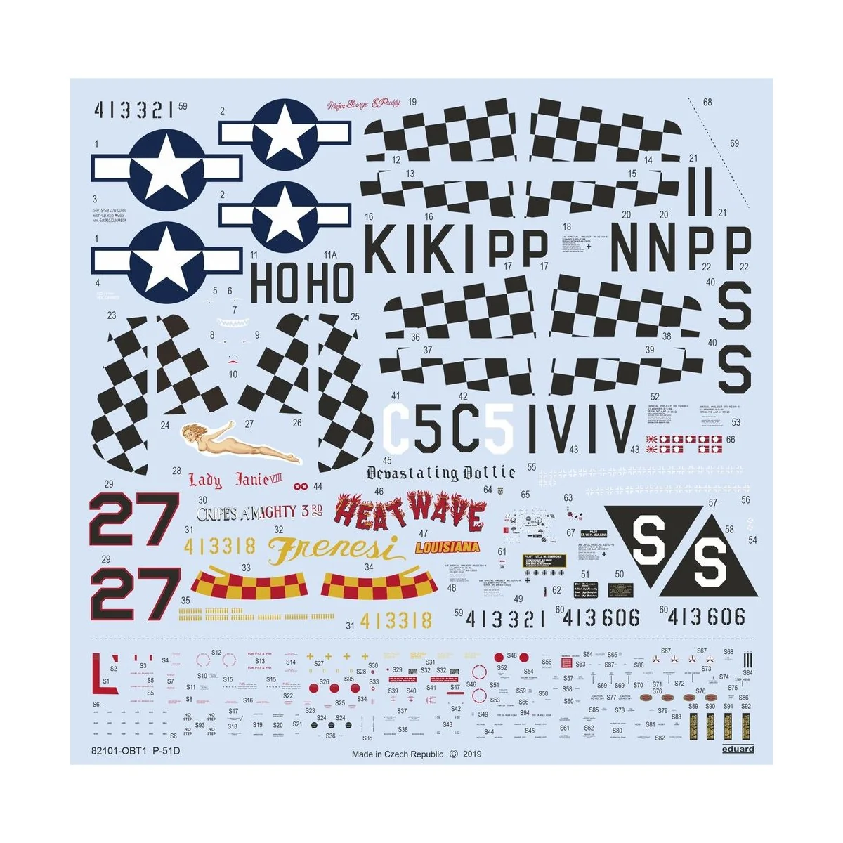 P-51D-5 Mustang 1/48 - Eduard Plastic Kits 82101