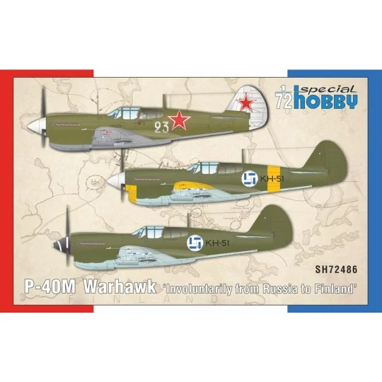 P-40M Warhawk ‘Involuntarily from Russia to Finland’, 1/72 - Specia...