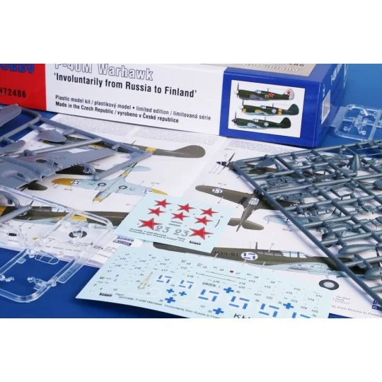 P-40M Warhawk ‘Involuntarily from Russia to Finland’, 1/72 - Specia...