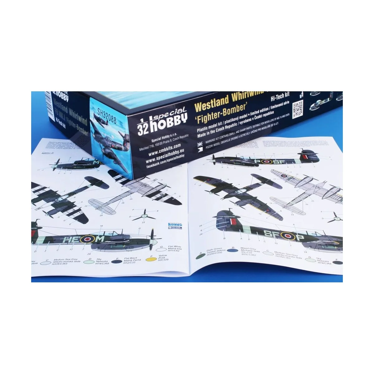 Westland Whirlwind FB MK.I ‘Fighter-Bomber’ Hi-tech kit, 1/32 - Spe...