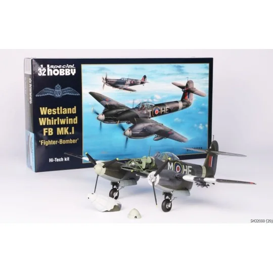 Westland Whirlwind FB MK.I ‘Fighter-Bomber’ Hi-tech kit, 1/32 - Spe...